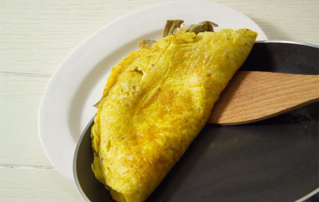 The perfect omelette can be simple to master. Photo: Getty.