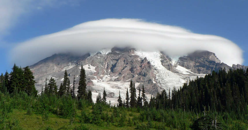 雷尼爾山（Mount Rainier）。（示意圖／pixabay）