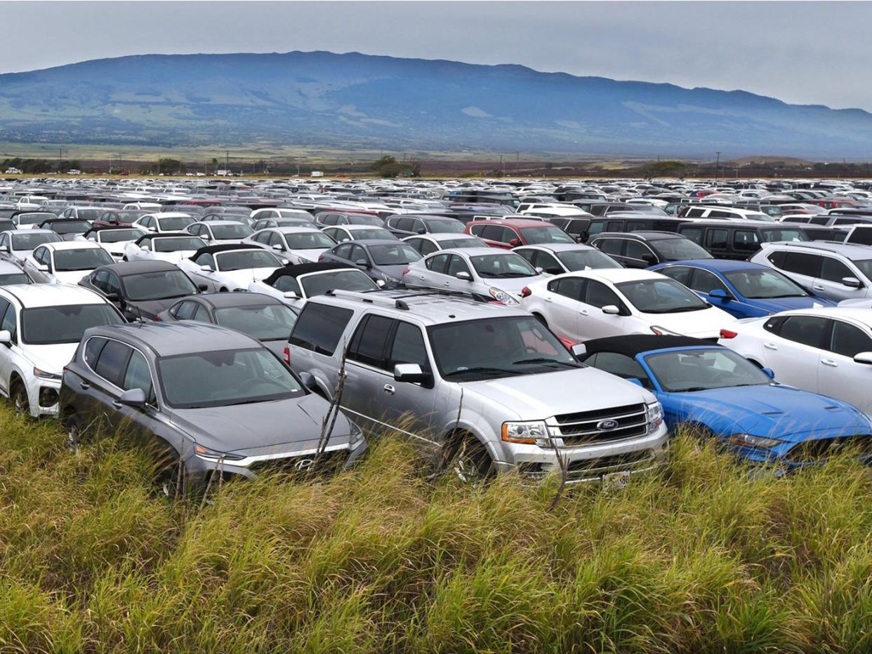 Maui Rental Car Idle