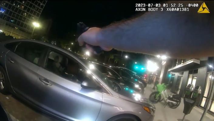 Orlando police released body camera footage of an officer-involved shooting in downtown Orlando.