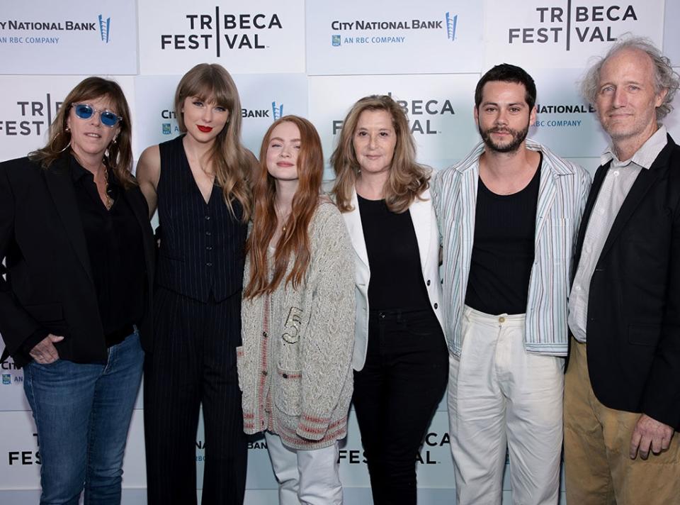 Jane Rosenthal, Taylor Swift, Sadie Sink, Paula Weinstein, Dylan O'Brien, Mike Mills 