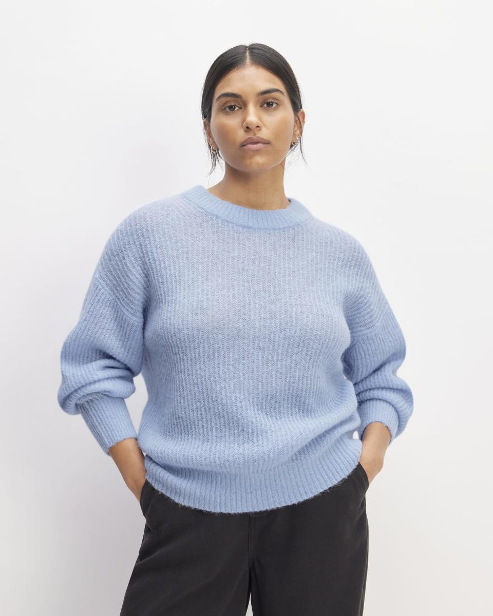 <p><a href="https://go.redirectingat.com?id=74968X1596630&url=https%3A%2F%2Fwww.everlane.com%2Fproducts%2Fwomens-alpaca-crew-chambray-blue&sref=https%3A%2F%2Fwww.cosmopolitan.com%2Fstyle-beauty%2Ffashion%2Fg40755829%2Fbest-chunky-sweaters%2F" rel="nofollow noopener" target="_blank" data-ylk="slk:Shop Now;elm:context_link;itc:0;sec:content-canvas" class="link ">Shop Now</a></p><p>The Alpaca Crew</p><p>everlane.com</p><p>$118.00</p>