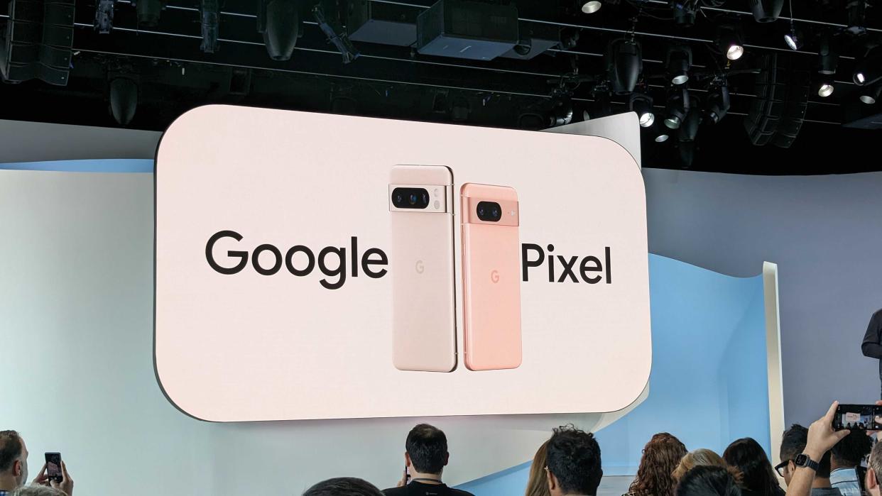  Pixel 8 and Pixel 8 Pro during Made by Google event. 