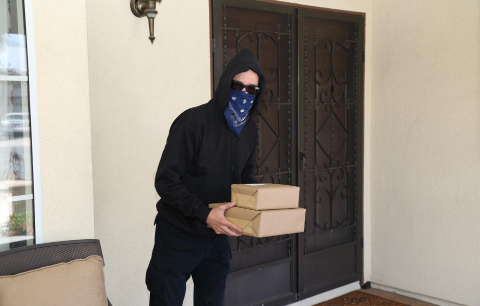 The collective damage caused by porch pirate thieves amounts to $5.4 billion in package theft over the past year in the U.S., according to a new online survey. (Photo: Getty)