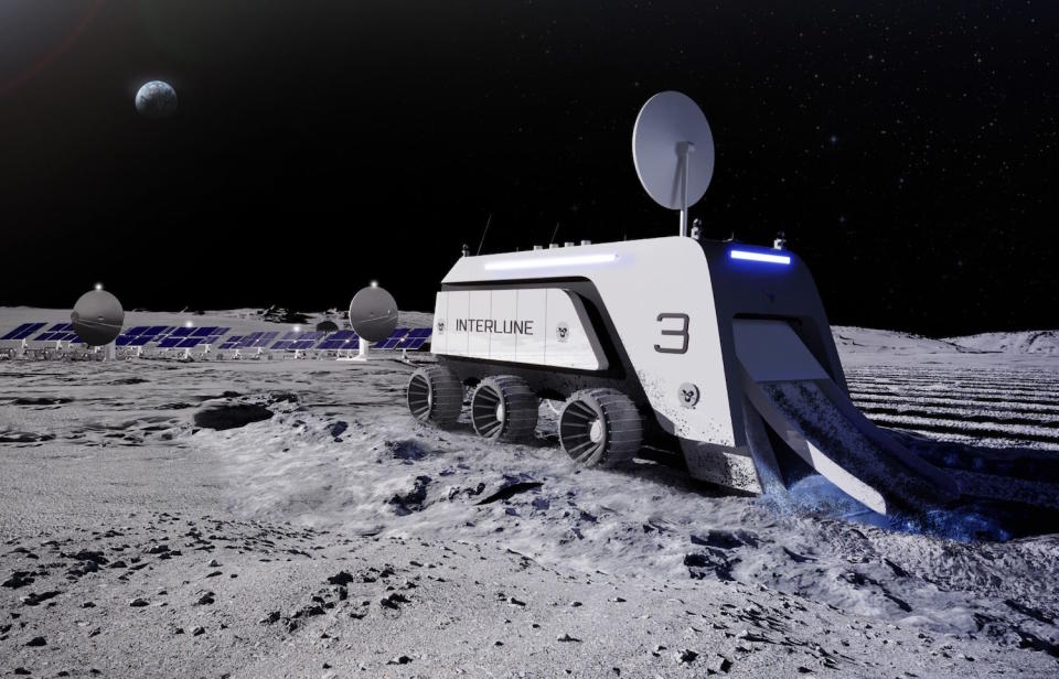 Interlune lunar mining