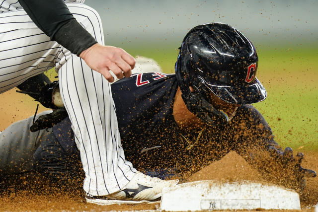 Judge HRs twice, throws out runner, Yanks beat Guardians 4-1