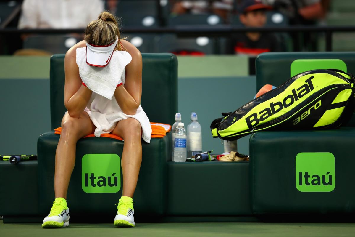 One and done for Eugenie Bouchard who loses in the first round of