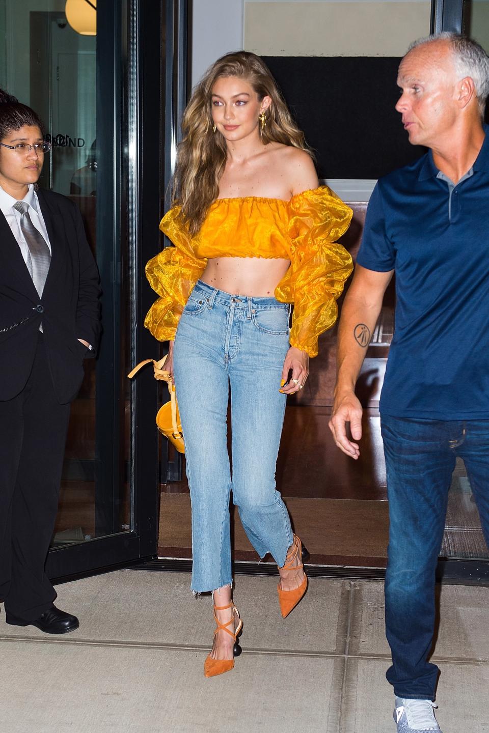 Gigi Hadid may have good genes—but her jeans are even better.