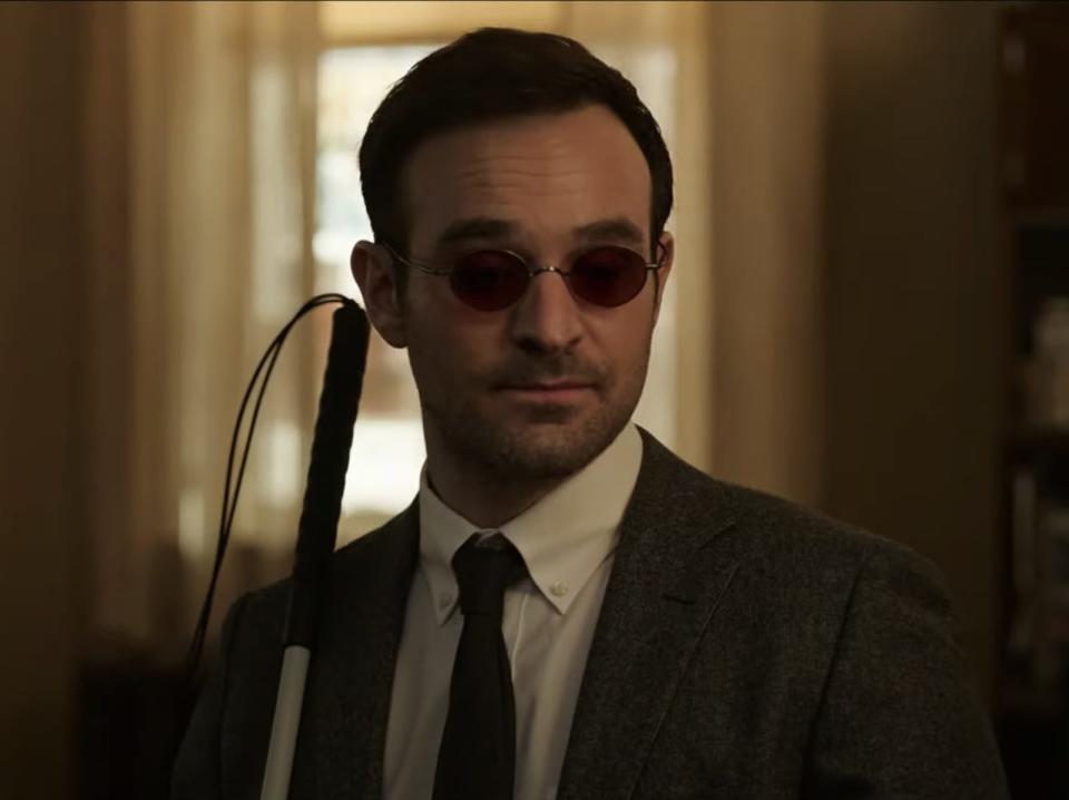 Charlie Cox as Matt Murdock/Daredevil in "Spider-Man: No Way Home."