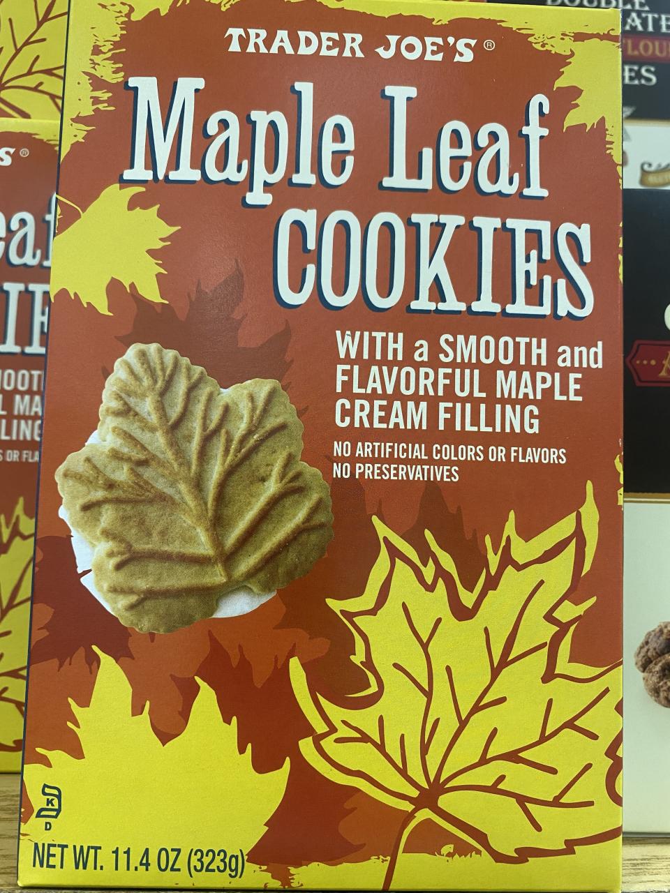 Maple Leaf Cookies