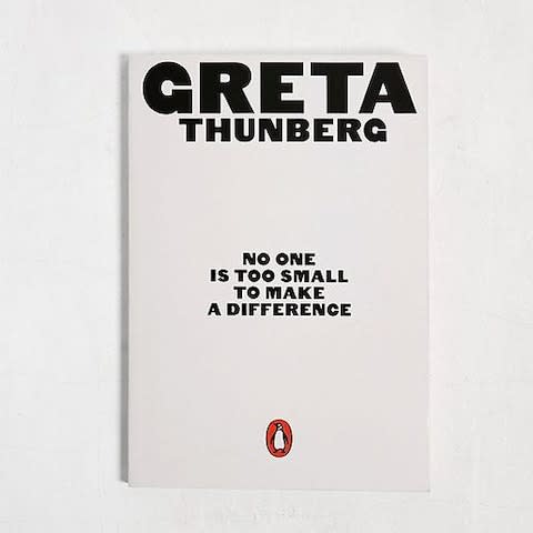 No One Is Too Small to Make a Difference By Greta Thunberg ​ - Credit: Urban Outfitters