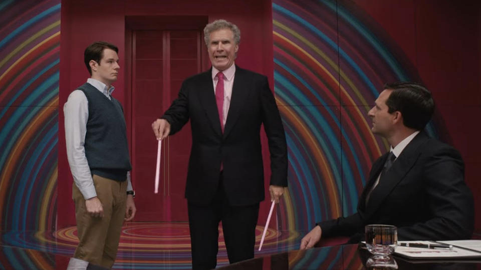 Will Ferrell wears a Cad & the Dandy suit in Barbie.