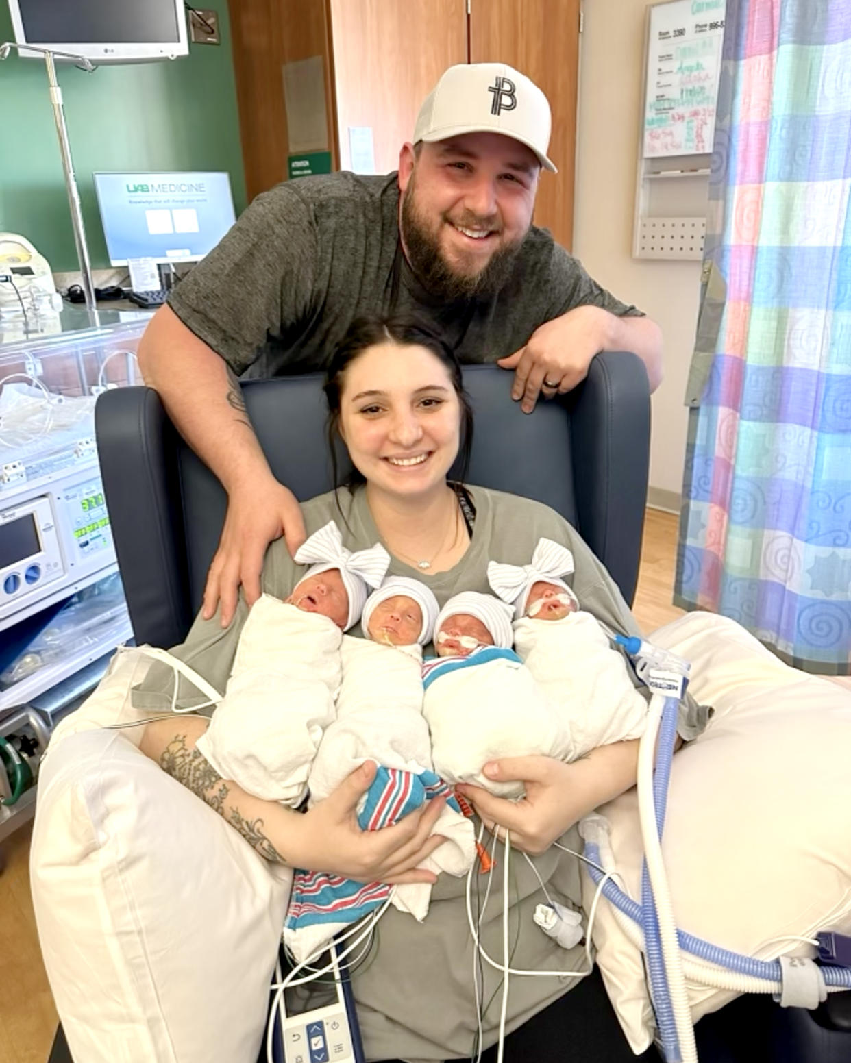 Hannah and Michael Carmack, Quadruplets (Courtesy Michael Carmack)