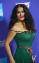 <p>Salma Hayek se robó todas las miradas durante su llegada al Festival internacional de cine de Palm Springs, y muchos la compararon con la muñeca Barbie/Getty Images </p>