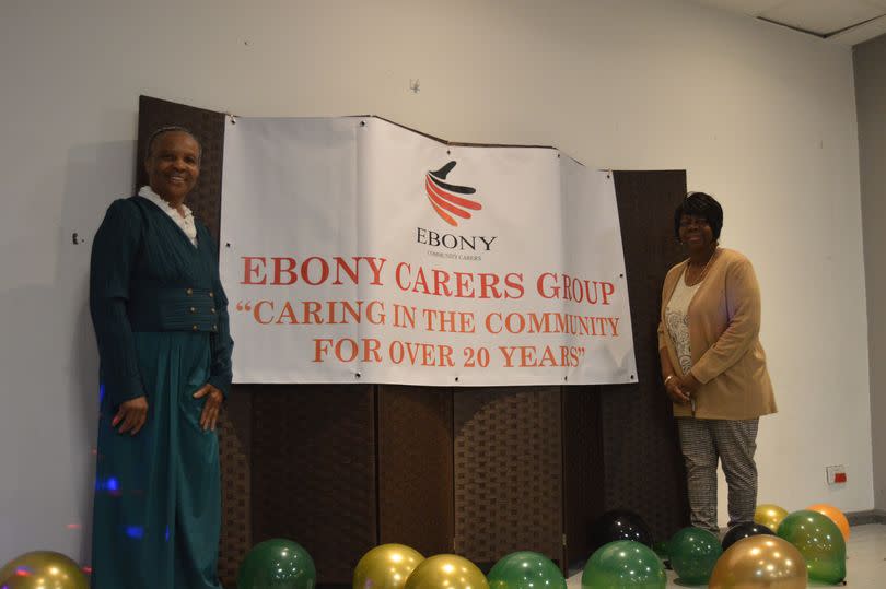 Blanche McCalla and Cleo Pearson marking the 20th anniversary of the Ebony Carers Group