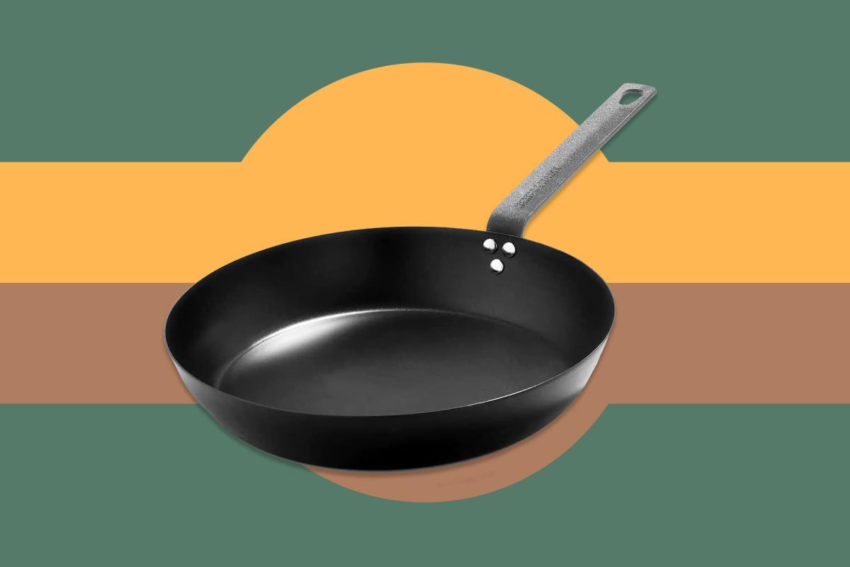  OXO Obsidian Pre-Seasoned Carbon Steel, 8 Frying Pan