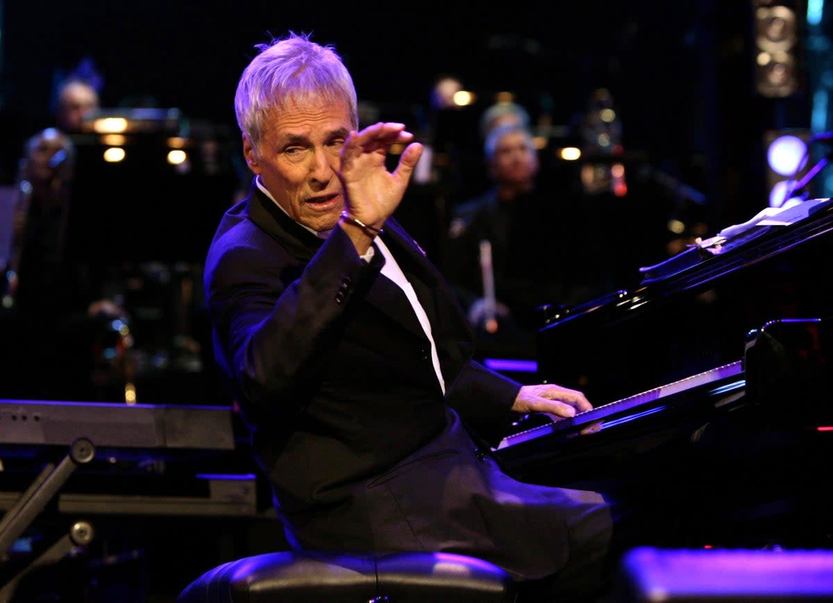 Bacharach performs with the BBC orchestra in 2008 (PA)