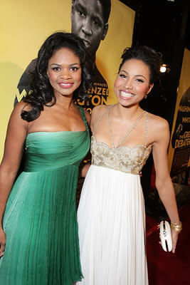 Kimberly Elise and Jurnee Smollett at the Los Angeles premiere of Weinstein Companys' The Great Debaters