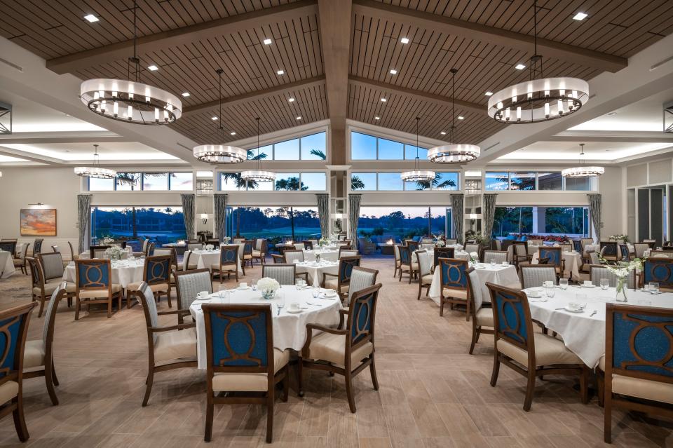 Summer means fewer tourists and more open tables at area restaurants. This is a view of the Vista Dining Room at Pelican Sound Golf & River Club in Estero.