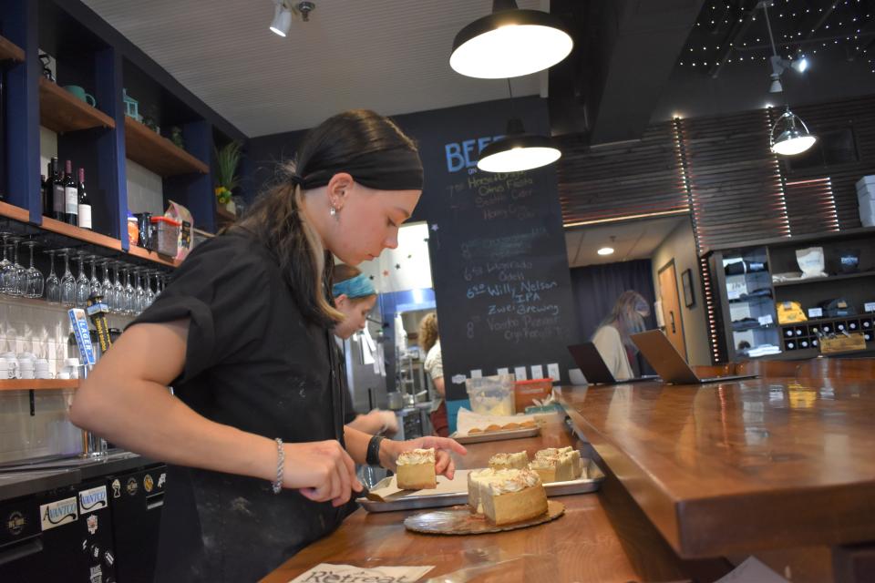 Retreat Bakery Bar is part coffee shop, part bakery and part wine and beer bar, serving up sweets, treats, pints and pours in Fort Collins' Scotch Pines Village.