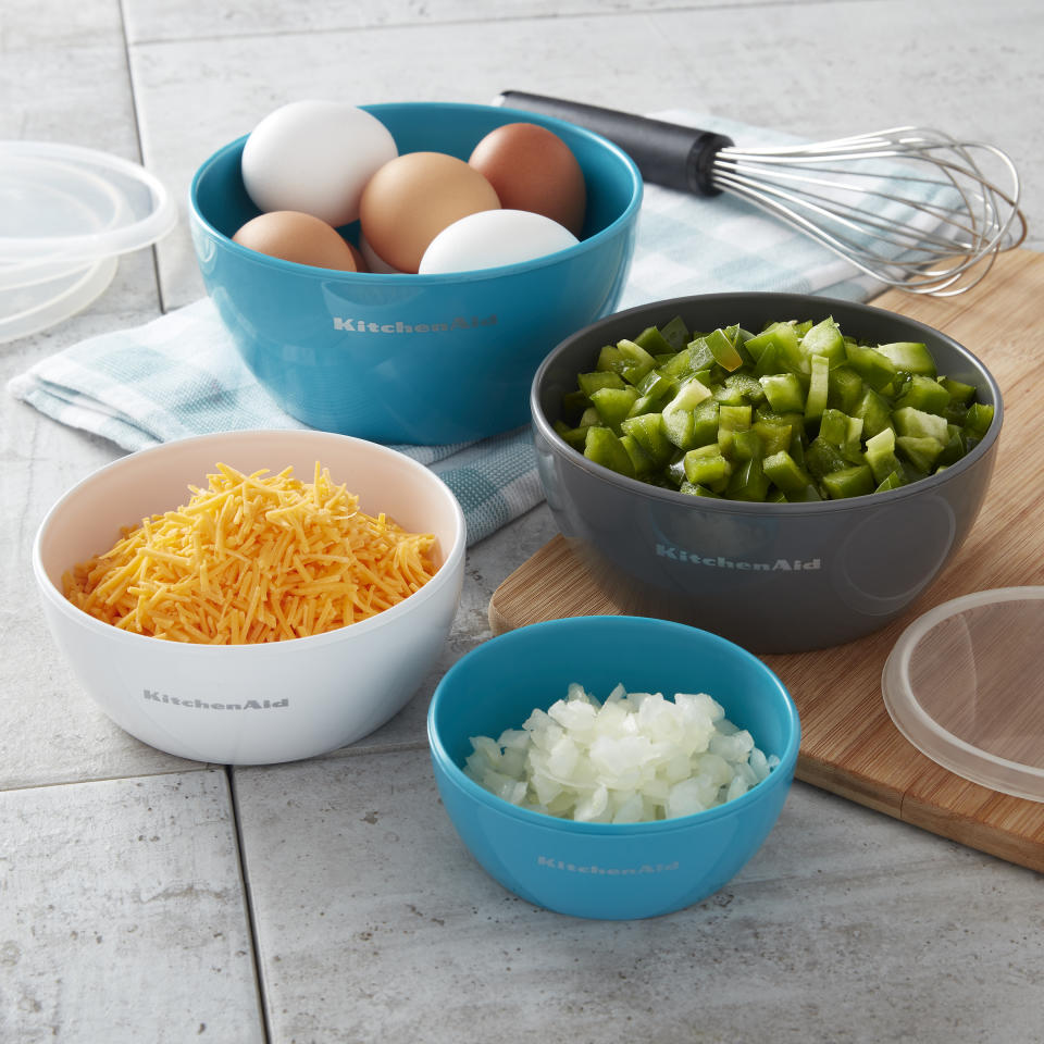 1) KitchenAid Prep Bowls with Lids