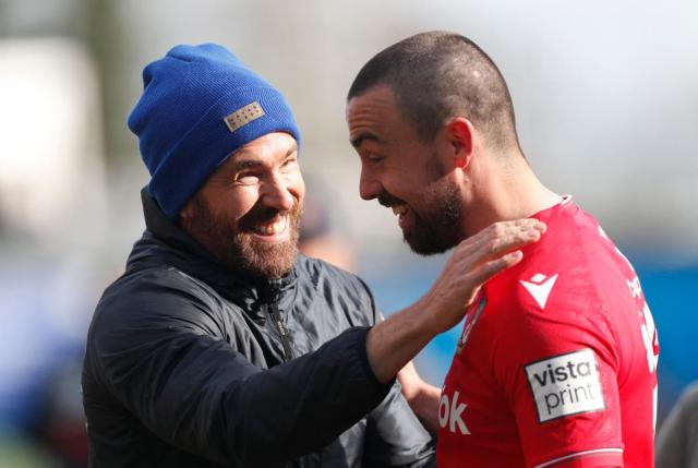 Ryan Reynolds & Rob McElhenney launch Wrexham FC 'Merch Merch' range with  VistaPrint