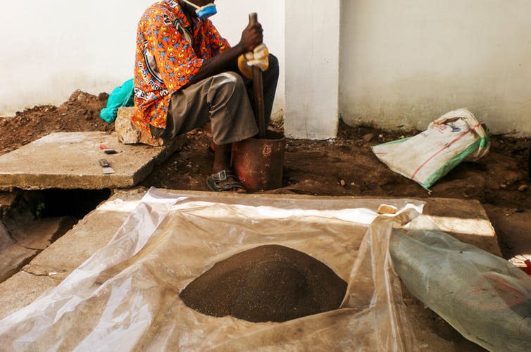 <span class="caption">Research has found children as young as seven mining cobalt used in smartphones.</span> <span class="attribution"><span class="source">Shutterstock</span></span>