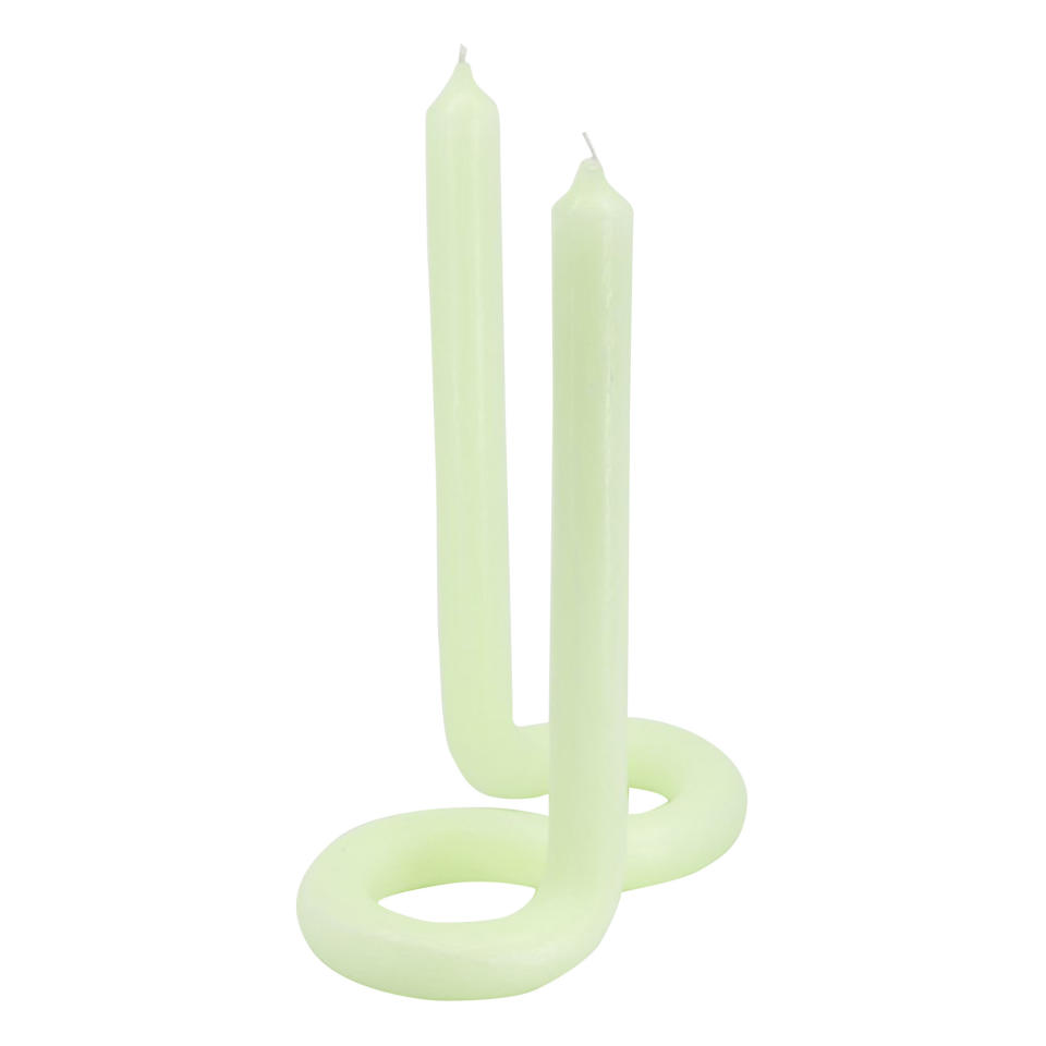 <p><a href="https://www.smallable.com/en/product/twist-candle-mint-green-lex-pott-206109" rel="nofollow noopener" target="_blank" data-ylk="slk:Shop Now;elm:context_link;itc:0;sec:content-canvas" class="link ">Shop Now</a></p><p>TWIST Candle in Mint Green</p><p>smallable.com</p><p>$40.00</p>