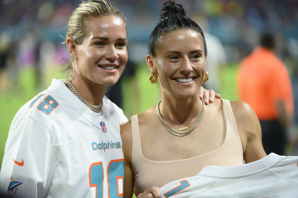 USWNT stars Ashlyn Harris and Ali Krieger are fully formed role models, and it took a lot of growth to get to this point. (Photo by Doug Murray/Icon Sportswire via Getty Images)