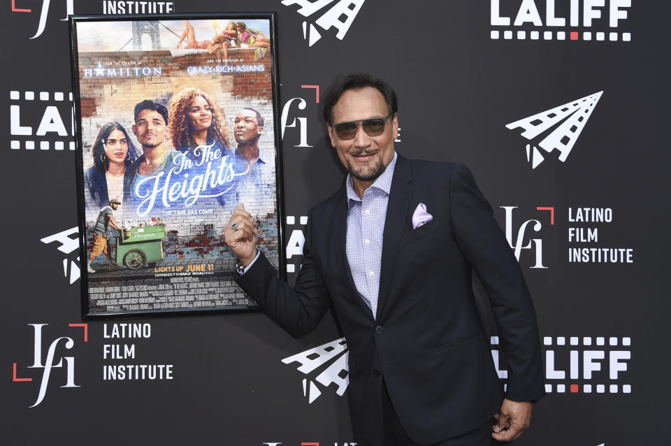 Jimmy Smits arrives at a screening of "In the Heights" during the Los Angeles Latino International Film Festival at TCL Chinese Theatre on Friday, June 4, 2021, in Los Angeles. (Photo by Richard Shotwell/Invision/AP)