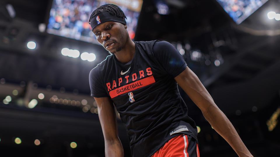 Raptors forward Chris Boucher has received some nasty messages from fans during his NBA career. (Photo by Cole Burston/Getty Images)