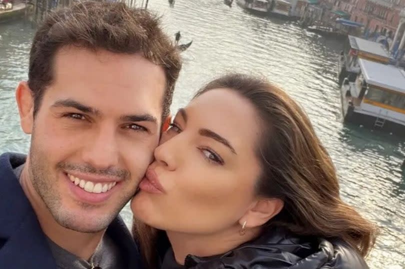 Kelly Brook and Jeremy Parisi