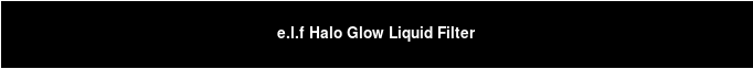 e.l.f Halo Glow Liquid Filter