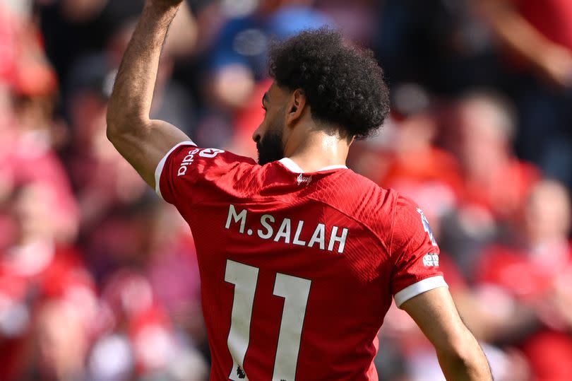 Liverpool forward Mohamed Salah.