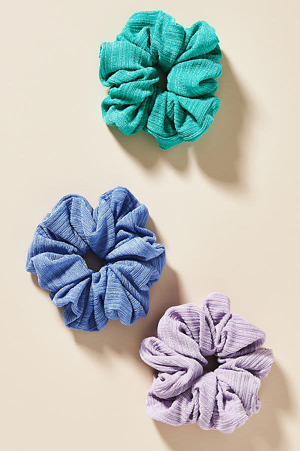 <p><a href="https://go.redirectingat.com?id=74968X1596630&url=https%3A%2F%2Fwww.anthropologie.com%2Fshop%2Ftextured-scrunchies-set-of-3&sref=https%3A%2F%2Fwww.seventeen.com%2Flife%2Ffriends-family%2Fg597%2Fsecret-santa-gift-ideas%2F" rel="nofollow noopener" target="_blank" data-ylk="slk:Shop Now;elm:context_link;itc:0;sec:content-canvas" class="link ">Shop Now</a></p><p>Textured Scrunchies</p><p>anthropologie.com</p><p>$14.95</p>