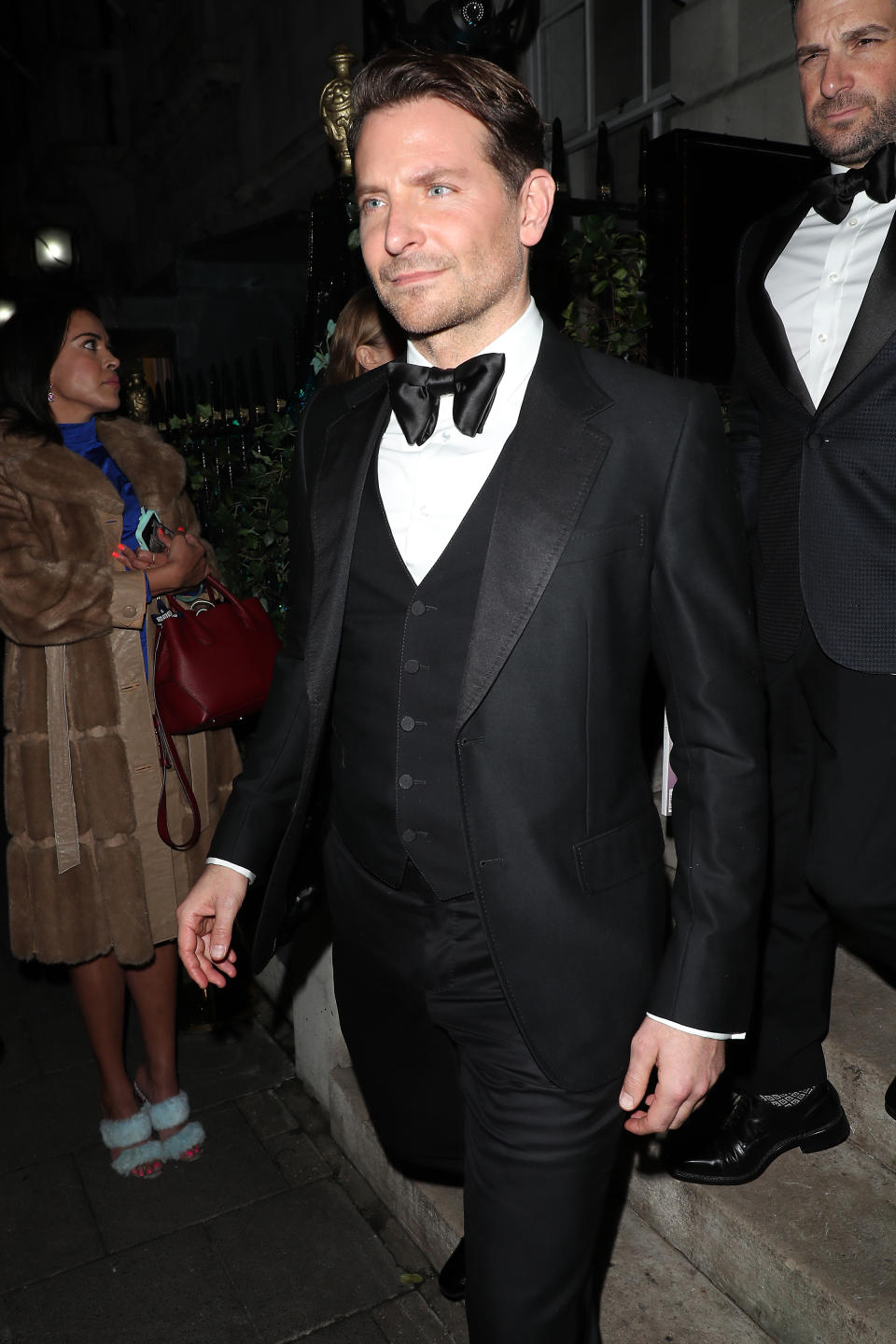  Bradley Cooper attends the Vogue x Tiffany Fashion & Film after party for the EE British Academy Film Awards 2020 at Annabel's on February 02, 2020 in London, England.