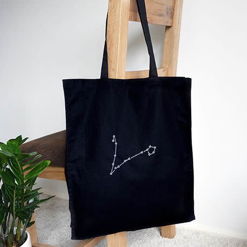 Pisces Constellation Tote by ThreadSquirrel