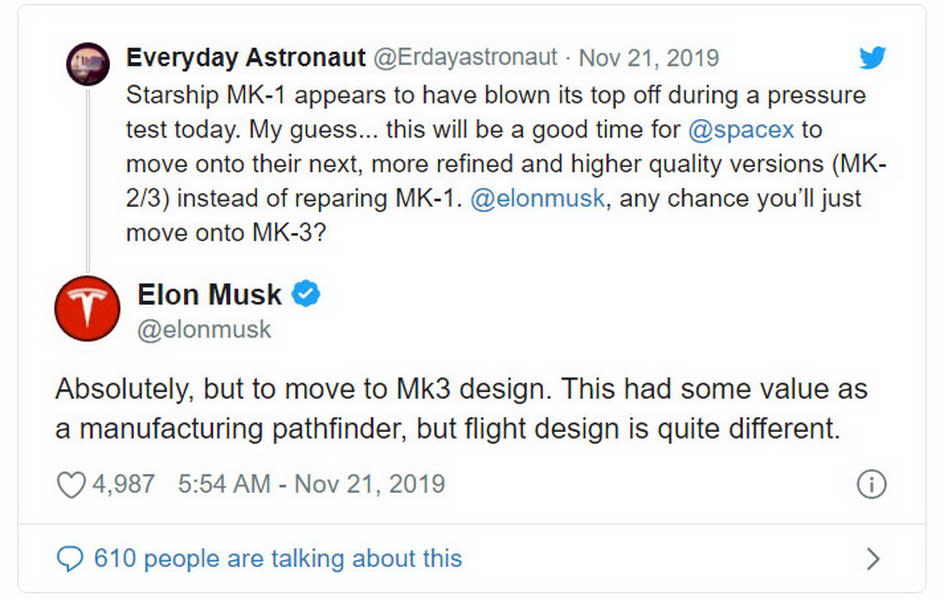 圖／SpaceX火箭測試以失敗收場，許多社群媒體自然不會放過這次落井下石機會。