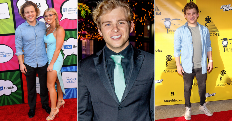 Jonathan Lipnicki on the red carpet in 2021 and 2022