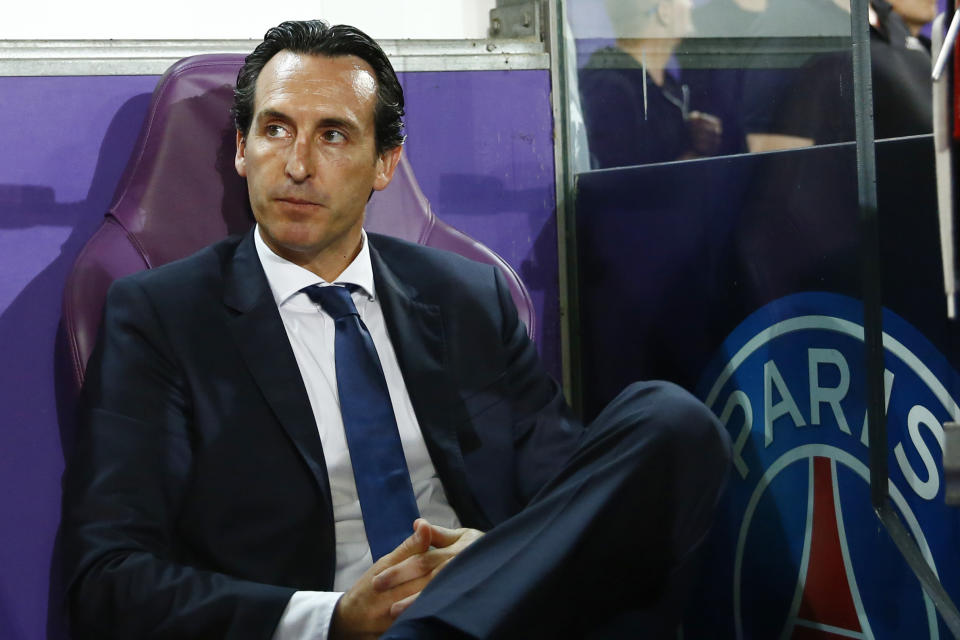 Unai Emery appears to be on the way out at PSG