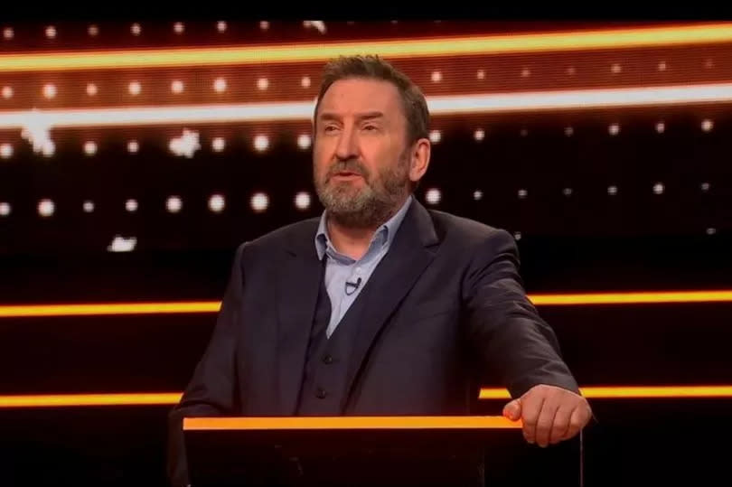 Lee Mack was shocked when 32 people were knocked out in one question [photo from another episode]