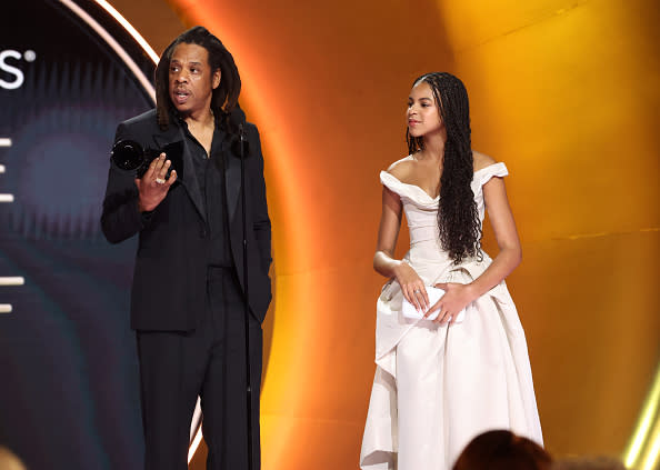 Jay-Z and Beyonce Slammed for Blue Ivy’s ‘Mature’ Dress at the 2024 Grammy Awards