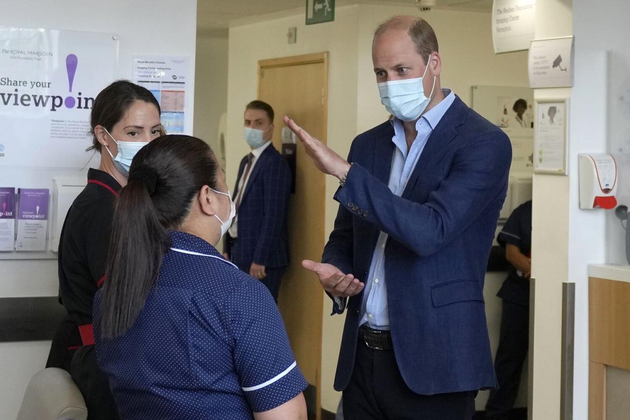 The Duke of Cambridge Visits The Royal Marsden