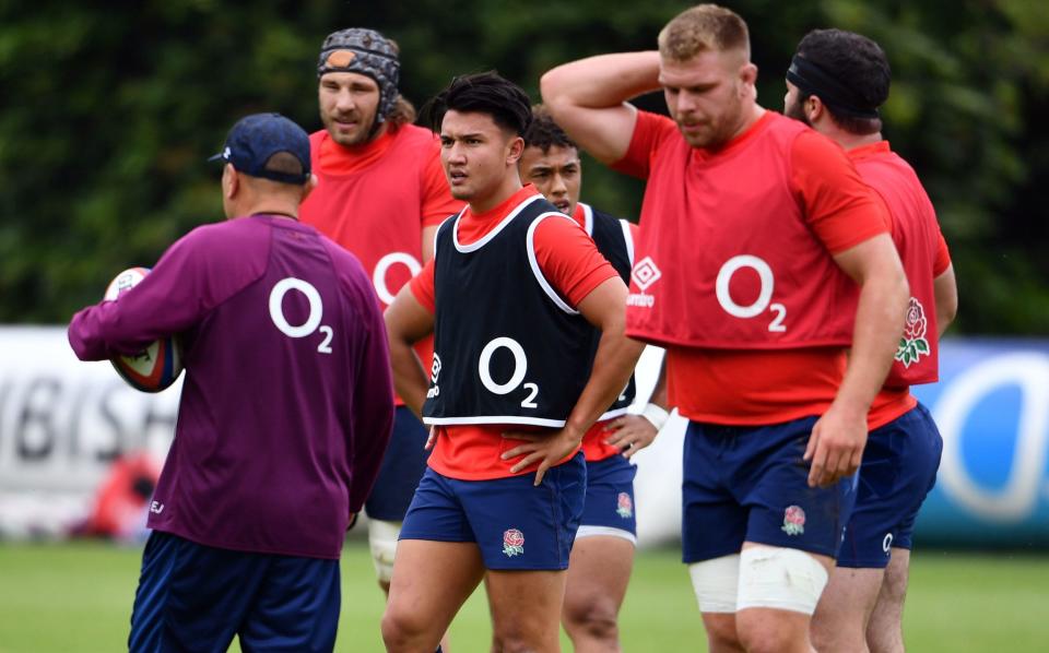 Marcus Smith training with England - PA