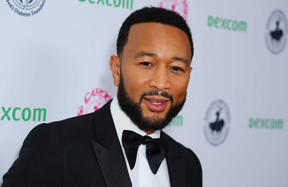 John Legend attends the 36th Carousel of Hope Ball Honoring Diane Keaton at The Beverly Hilton on October 08, 2022 in Beverly Hills, California.