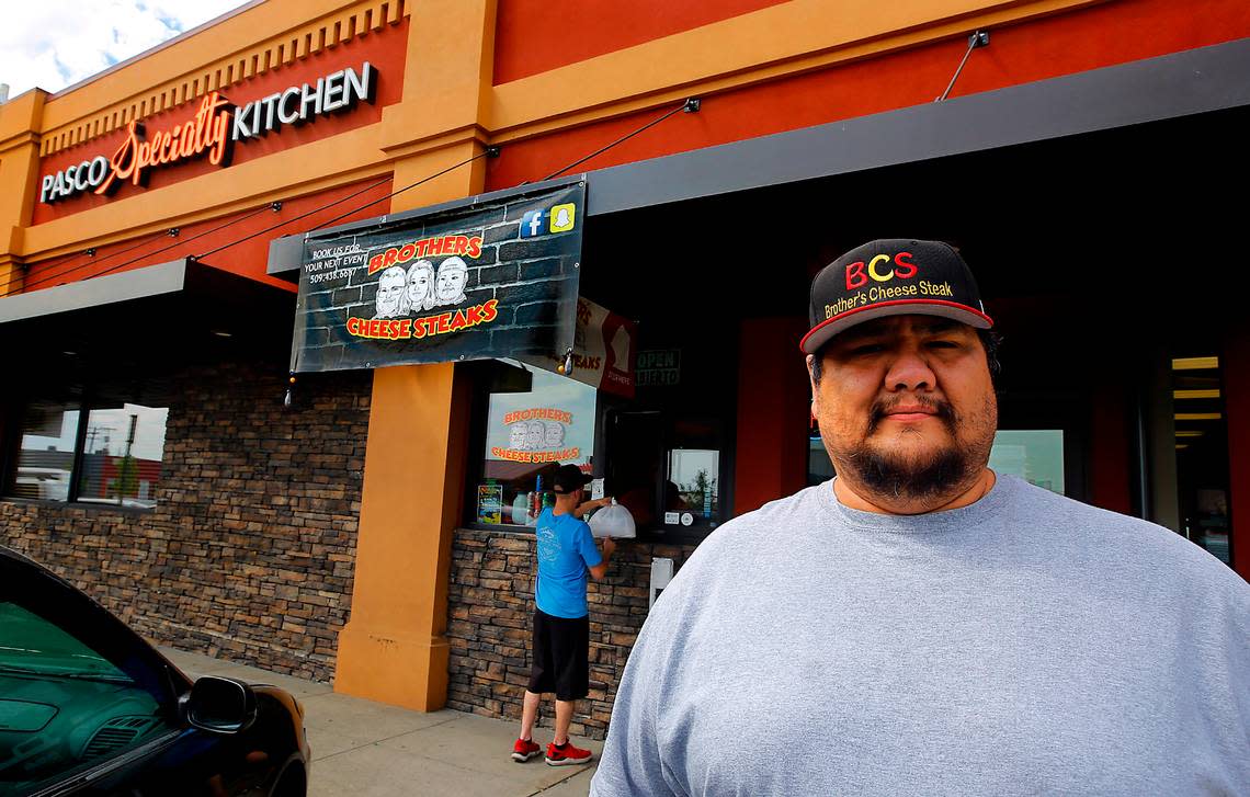 Mario Quintero, owner of Brothers Cheese Steaks, is opening two new locations to sell his popular sandwiches after four years of growing his business at the Pasco Specialty Kitchen.