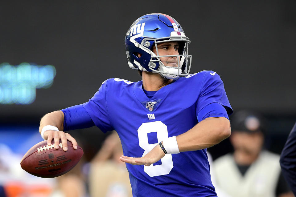 Giants rookie quarterback Daniel Jones started hot in his second preseason game. (Getty Images)