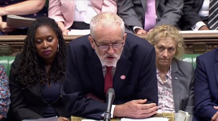 Weekly question time debate in Parliament in London