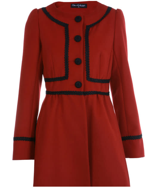 This coat has Kate Middelton written all over it! Make your own stamp on it by wearing it your way be it with tough boots, pretty pumps or sky-scraper heels. £80, missselfridege.com