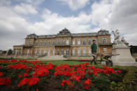 The 18th Century mansion at Wrest Park which sits on 92 acres of historic landscape gardens in Bedfordshire. 